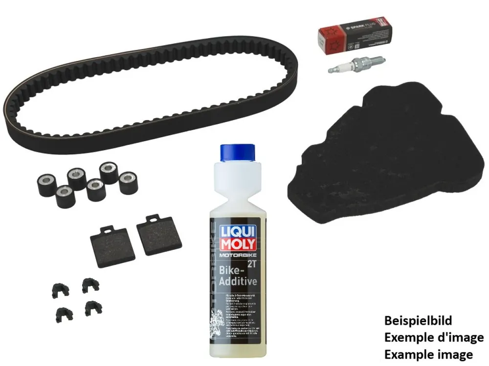Commande En Gros Kit d'inspection Premium avec plaquettes de frein + additif Piaggio Liberty 50 Delivery 4T 2V 2009-2016 - NF P