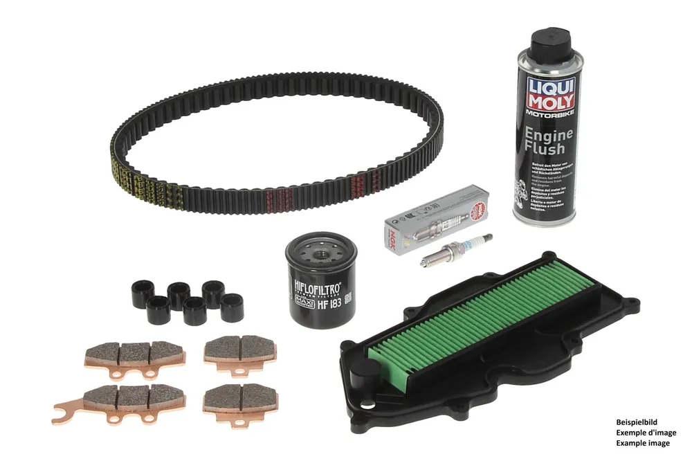 Inspektionskit Premium mit Bremsbelägen + Additiv Yamaha BWs/MBK Booster 1999-2000 - NF ProKit Meilleur Prix
