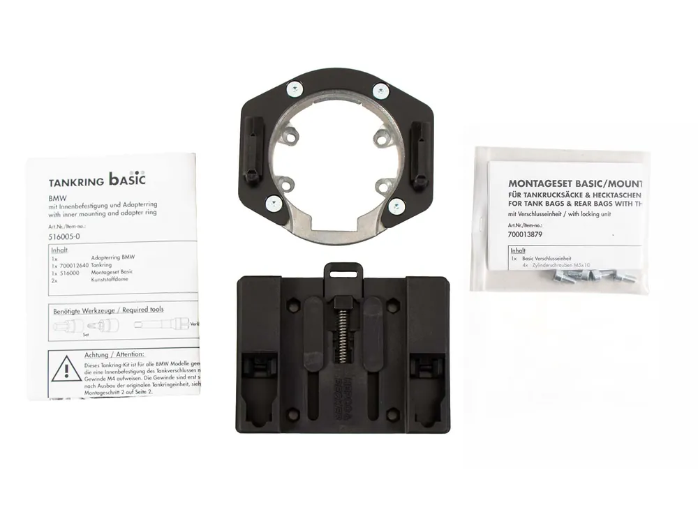 Anneau de réservoir Basic avec unité de fermeture de la sacoche de réservoir pour BMW S 1000 R (14-20) Hepco & Becker Commande En Gros