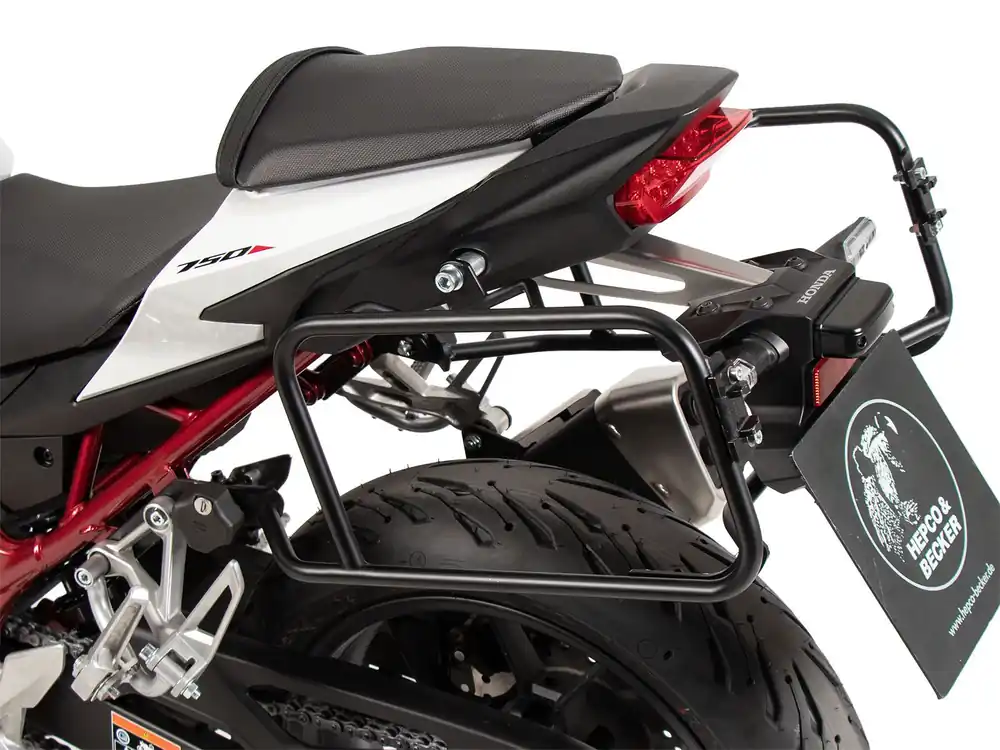 Porte-bagages latéraux Lock-it noir pour Honda CB 750 Hornet (23-) Hepco & Becker Retour Gratuit
