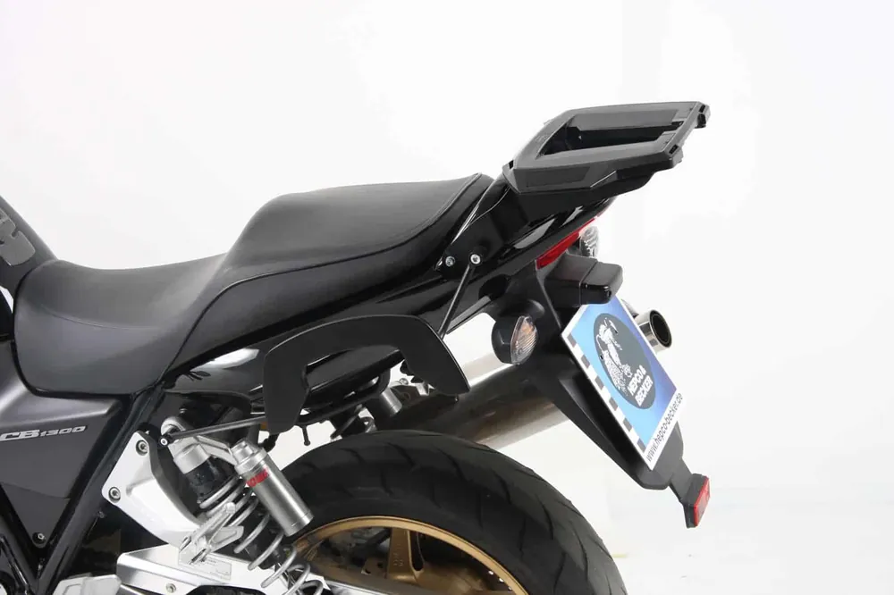 Promotion Saisonnière Support de topcase Alurack noir pour Honda CB 1300 (03-09) Hepco & Becker