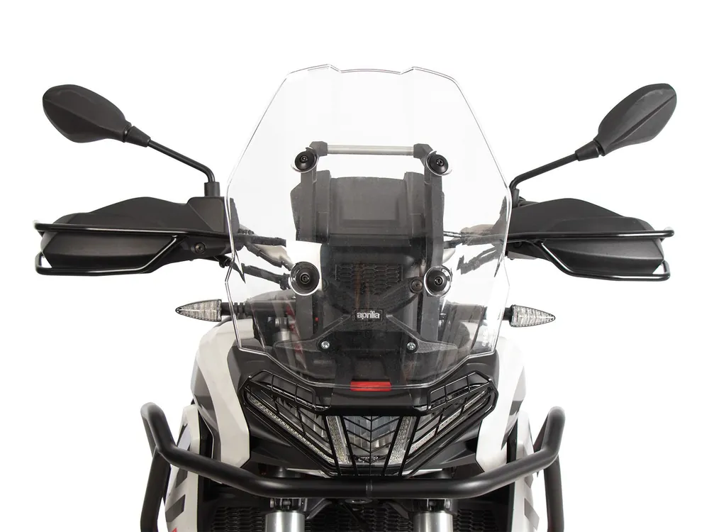 Nouvelle Collection Kit de protection des poignées noir pour Aprilia Tuareg 660 (25-) Hepco & Becker