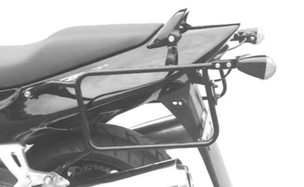 Meilleur Choix Support de valises latérales vissé noir pour Honda CBR 1100 XX (97-07) Hepco & Becker