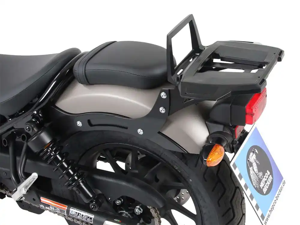 Support de topcase Alurack noir pour Honda CMX 500 Rebel (17-) Hepco & Becker Bon Marché