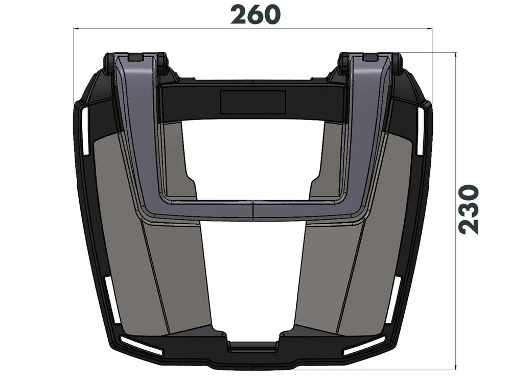 Support de top case Easyrack noir pour Honda NC 750 Integra /DCT (14-15) Hepco & Becker Expédié Aujourd'hui