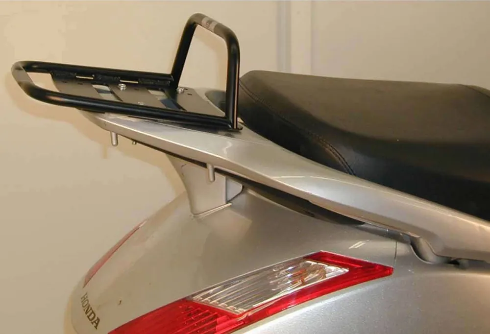 Dernière Chance Porte-bagages tubulaire support de top case noir pour Honda FES 125 Pantheon (03-07) Hepco & Becker
