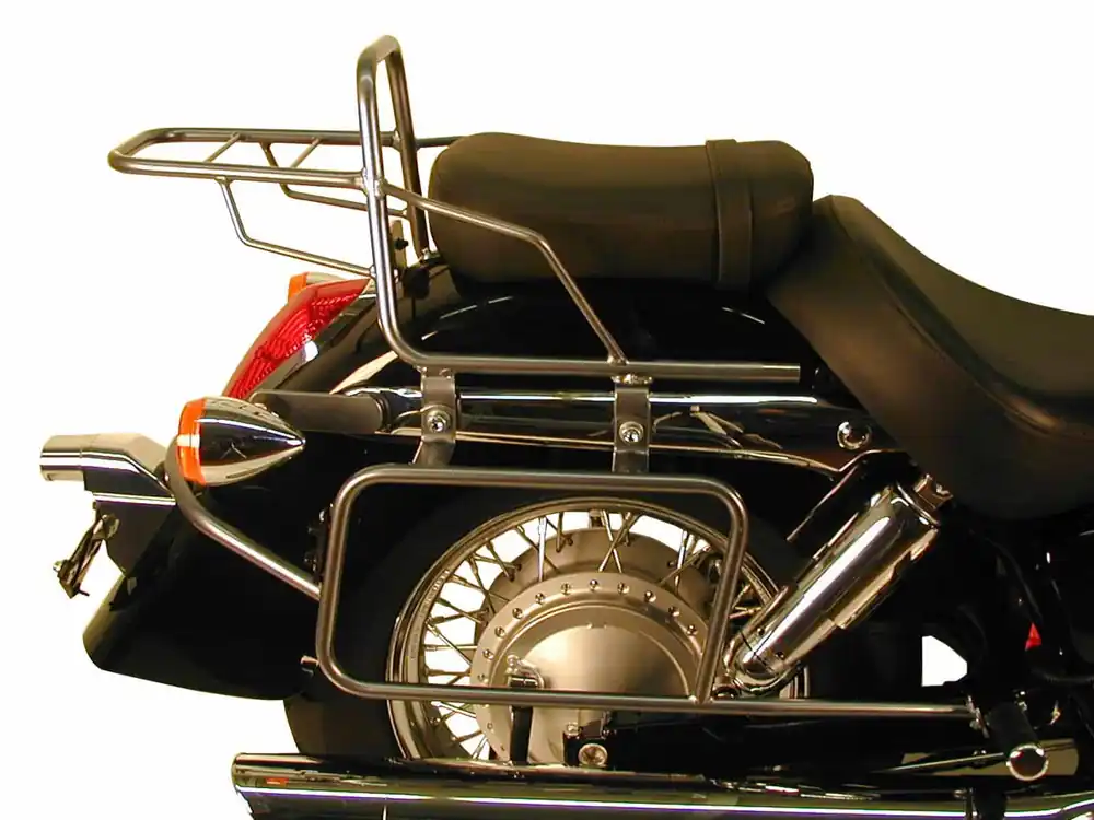 Porte-bagages latéraux vissés en chrome pour Honda VT 750 C Shadow (04-07) Hepco & Becker Commander Maintenant