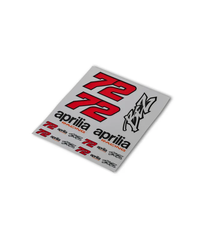 Autocollant Aprilia Racing 72 Satisfait Ou Remboursé