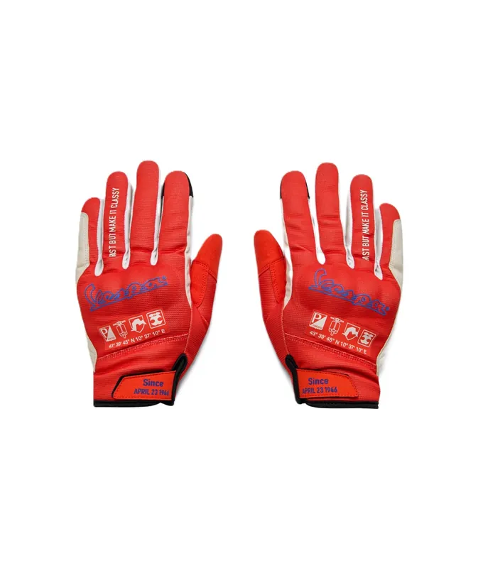 Gants Vespa orange DEC S Vente Directe