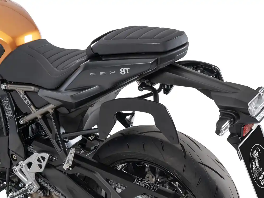 Supports latéraux C-Bow noirs pour Suzuki GSX-8T (25-) Hepco & Becker Meilleur Choix