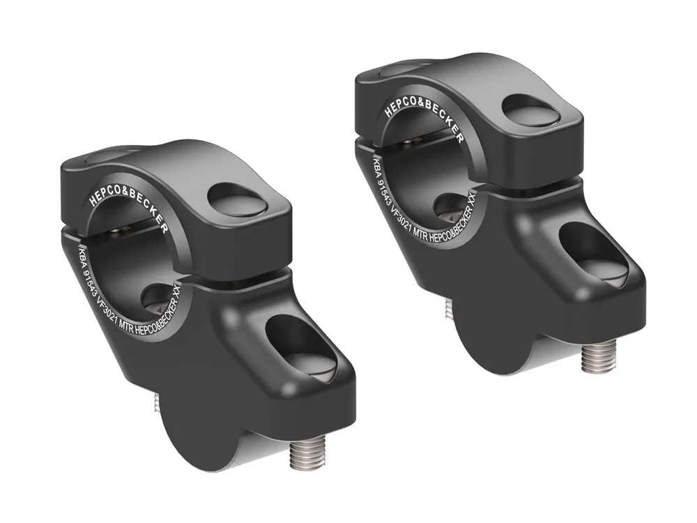 Super Prix Augmentation du guidon H=30 mm avec décalage de 21 mm en arrière pour Suzuki GSX-8TT (25-) Hepco & Becker