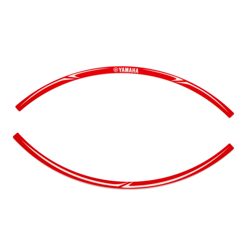 Meilleure Vente Autocollant rouge pour bord de jante Yamaha