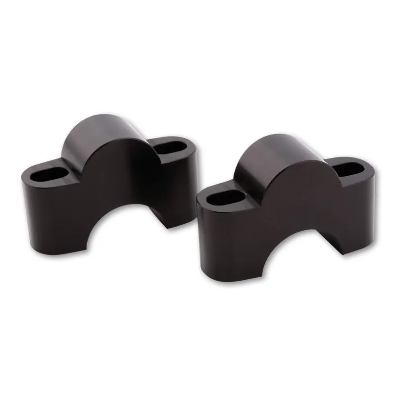 LSL Klemmbockerhöhung Set um 25 mm, mit 65 mm Schraube, für 28,6 mm Lenker, schwarz Petit Prix