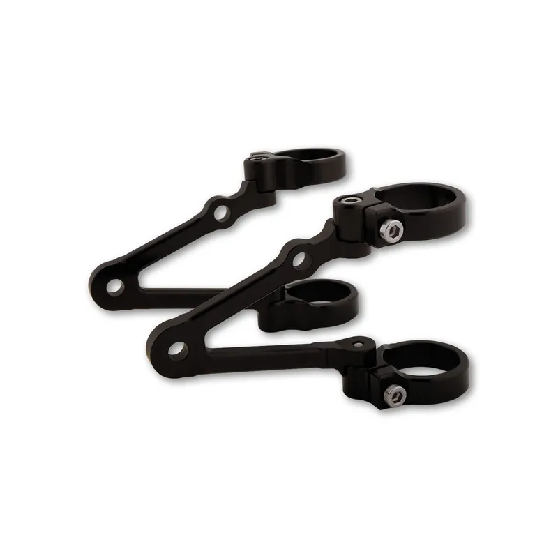 LSL Lampenhalter, drehbar, lang, Ø 50/54 mm mit 82mm Streben mit Blinkeraufnahme Authentique
