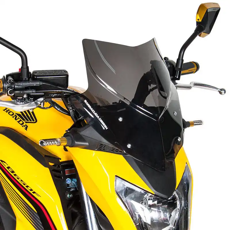 Certifié Barracuda Windschild Aerosport Plexiglas Honda CB650F 2015 - 2016