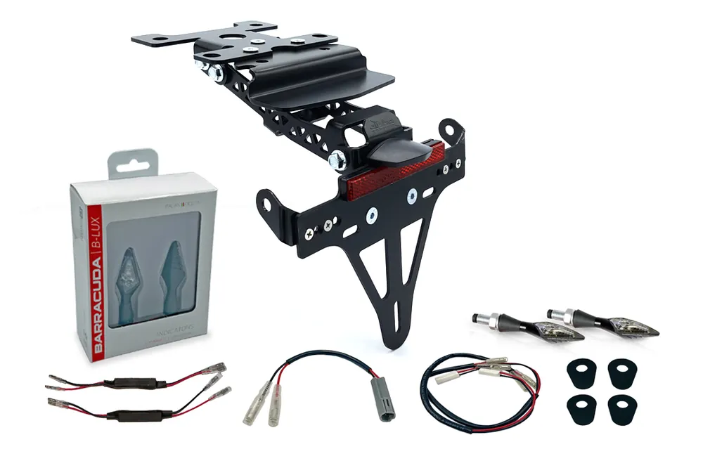 alpha Technik Kennzeichenhalter-Blinker-Kit X-LED (vorne + hinten) für Yamaha Tenere 700 ab Modellja Solde