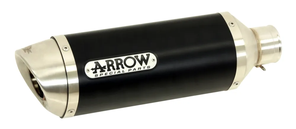 ARROW Auspuff DARK THUNDER für Honda CB125F 2018-, Aluminium schwarz Commander Vite