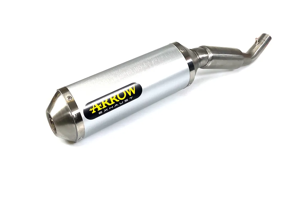 Expédition Rapide ARROW Auspuff THUNDER für Honda XR125L 2004-2005, Aluminium