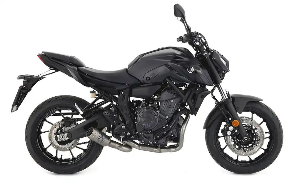 ARROW Auspuff Komplettanlage PRO-RACE für Yamaha MT-07 2021-, Titan Must-Have