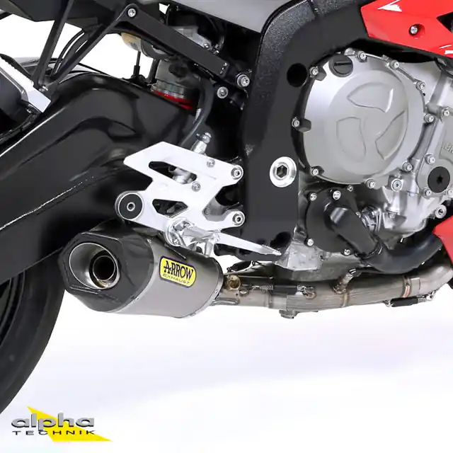 Nouvelle Collection ARROW komplette Auspuffanlage FULL TITANIUM WORKS COMPETITION für BMW S1000R, Modelljahr 2014-2016