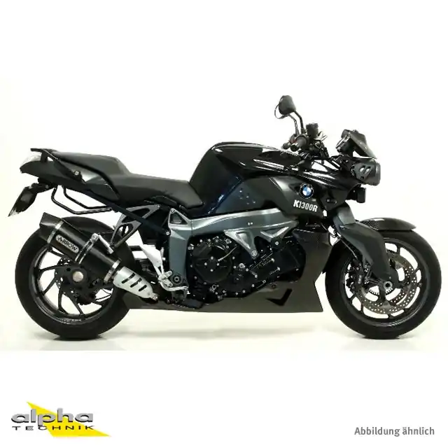 Remise ARROW Auspuff RACE TECH für BMW K1300R / K1300S 2009-13 aus Aluminium, schwarz