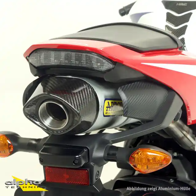 ARROW Auspuff INDY RACE für Honda CBR600RR 2013-2016, Titan (Nur mit ARROW Zwischenrohr) Bon Plan