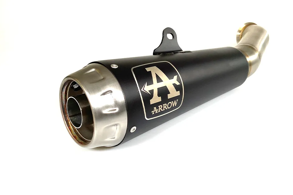 Quantité Limitée ARROW Auspuff DARK PRO RACE Edelstahl für Husqvarna Svartpilen - Vitpilen 401 2018-2019