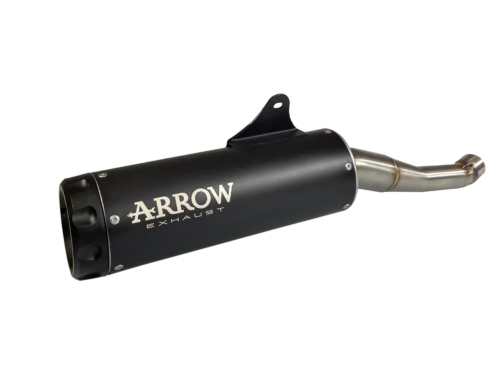 ARROW Auspuff REBEL DARK Sip-On mit Aluminium-Endkappe für Yamaha XSR 125 Modelljahr 2022- Bon Marché