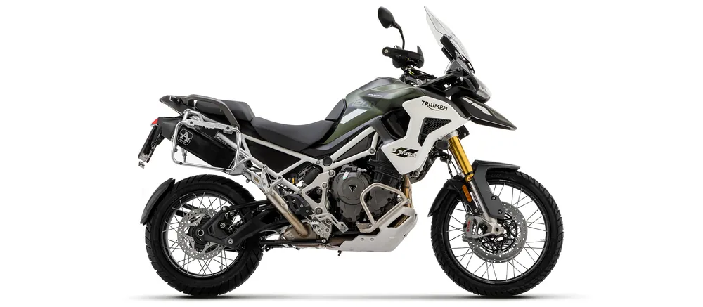 Acheter En Ligne ARROW VELOCE DARK Racing Slip-On für Triumph Tiger 1200, Typ PV01, 2022-2024