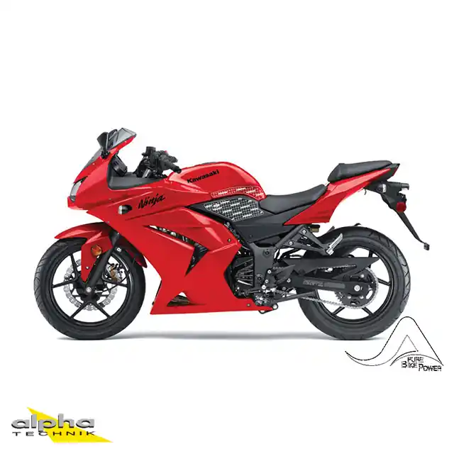 Meilleur Choix Stompgrip schwarz, Volcano, für Kawasaki Ninja 250R, 2008-2012