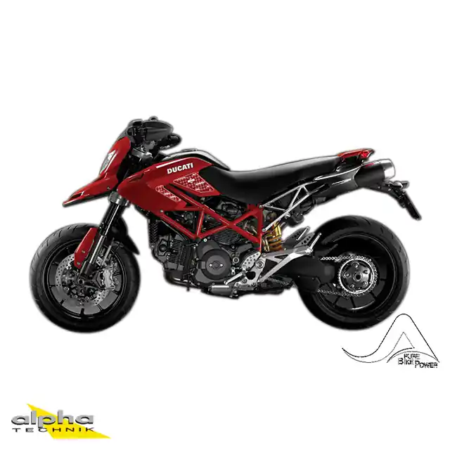 Stompgrip klar, Volcano, für Ducati Hypermotard 1100, 2007-12 Remise