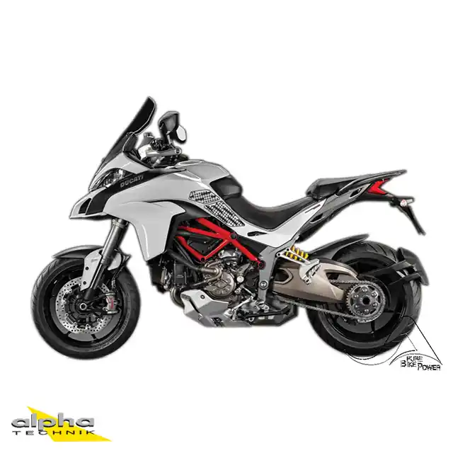 Stompgrip schwarz, Volcano, für Ducati Multistrada 950/1200/1260 Nouvelle Collection