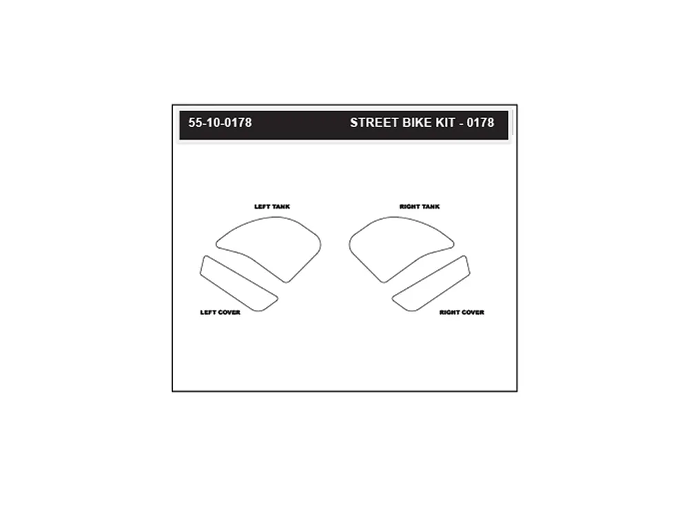 Acheter En Ligne Stompgrip Tank Pad, schwarz, Volcano für Kawasaki Ninja 1000SX, 2020-2025
