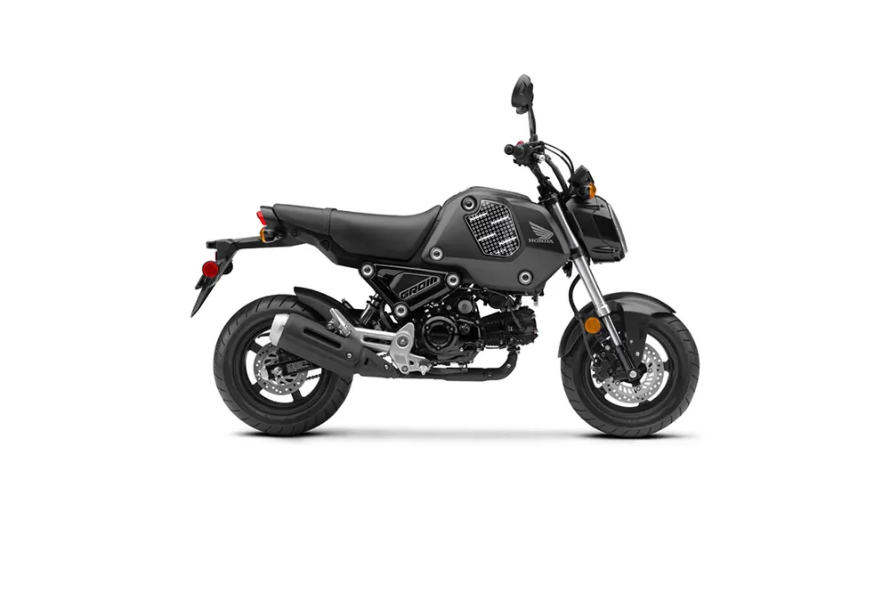 Réduction Stompgrip Tank Pad schwarz, Icon, Streetbike Tank Kit - Tank Seiten, für Honda MSX125 Grom, 2021-202