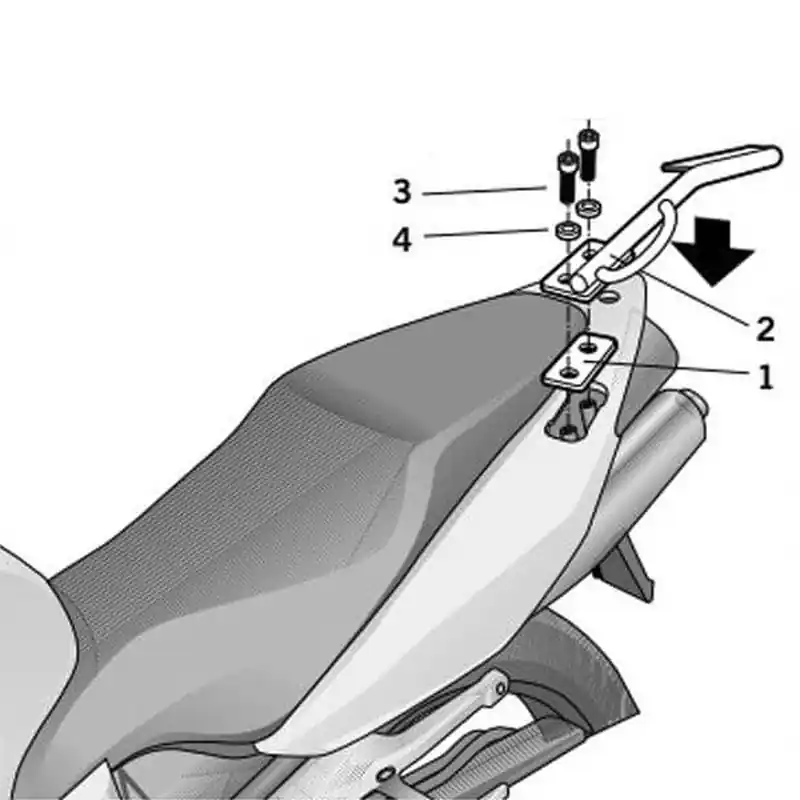 Commander Vite SHAD Top Master Montagesatz - Honda