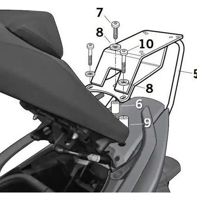 SHAD Top Master Montagesatz - Yamaha Certifié