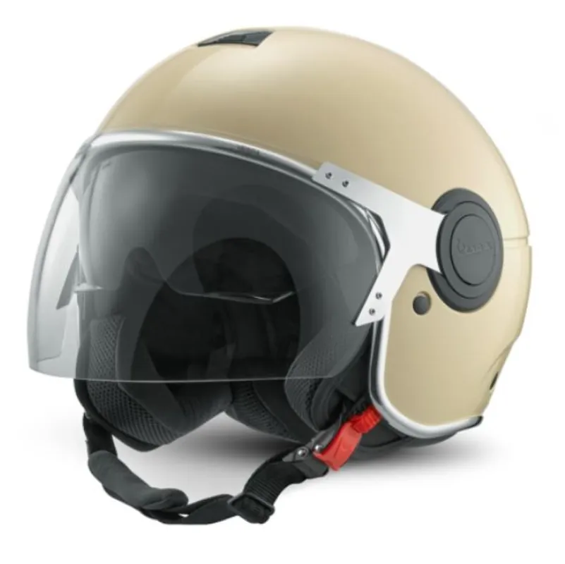 Certifié Vespa casque jet Demi Jet, beige argentario XS