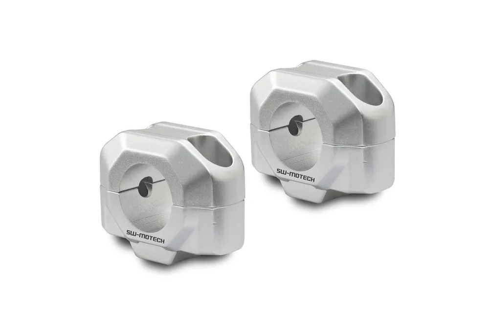 SW-Motech Réhausse de guidon argenté H=20 mm pour Kawasaki KLE 500 /SE (26-) Bon Marché