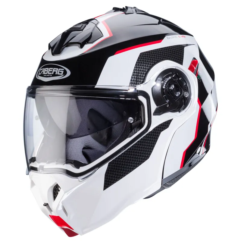 Seulement Aujourd'hui Caberg casque Duke Evo Move noir/blanc-rouge XS