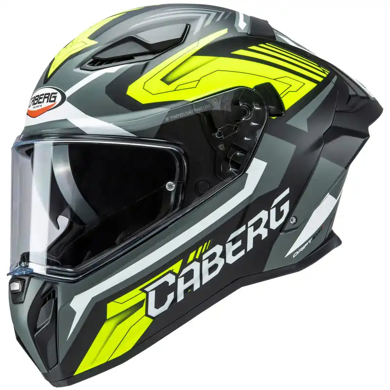 Commander Vite Caberg casque Drift Evo II Jarama noir mat/gris-fluo-jaune XS