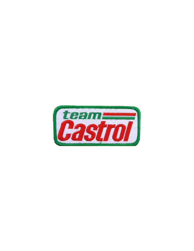 Vente Directe Ecusson brodé Team CASTROL 11.5X5.5 cm