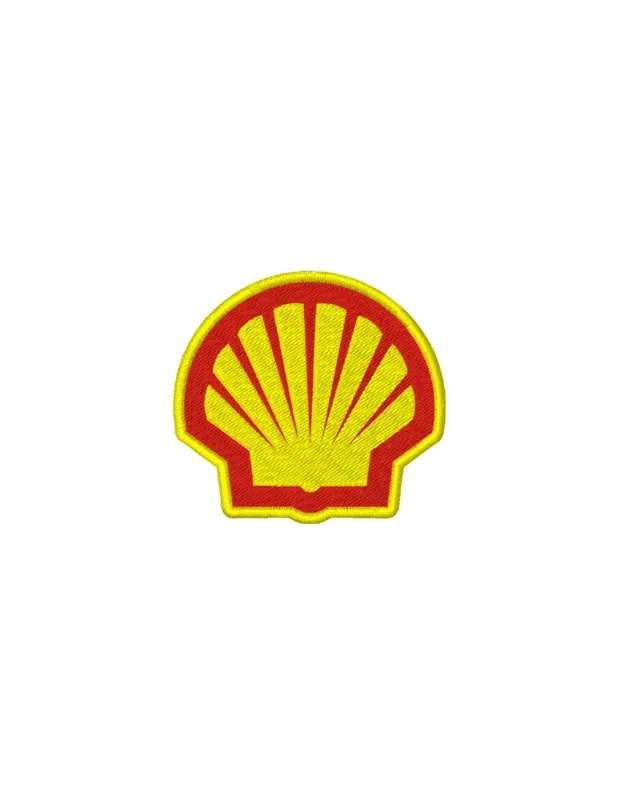 Nouvelle Collection Ecusson brodé SHELL 8X7 cm