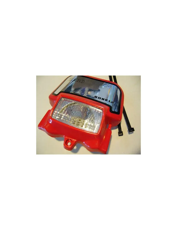 Plaque phare Trial Goneli rouge Petit Prix