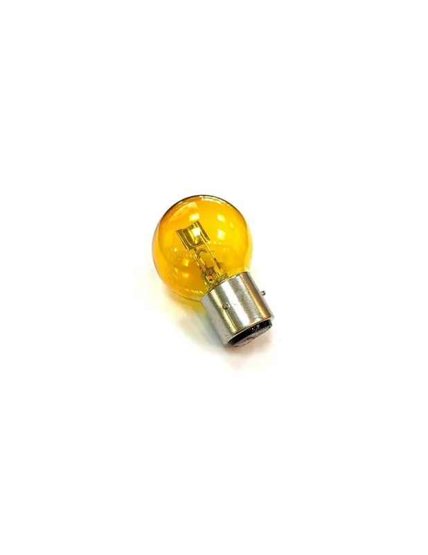 Ampoule 12V code phare 35/35w culot 21,5mm (jaune) Nouveauté